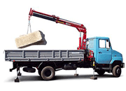 Грузоперевозки с гидролифтом (лопатой) по СПб и Лен. Области.